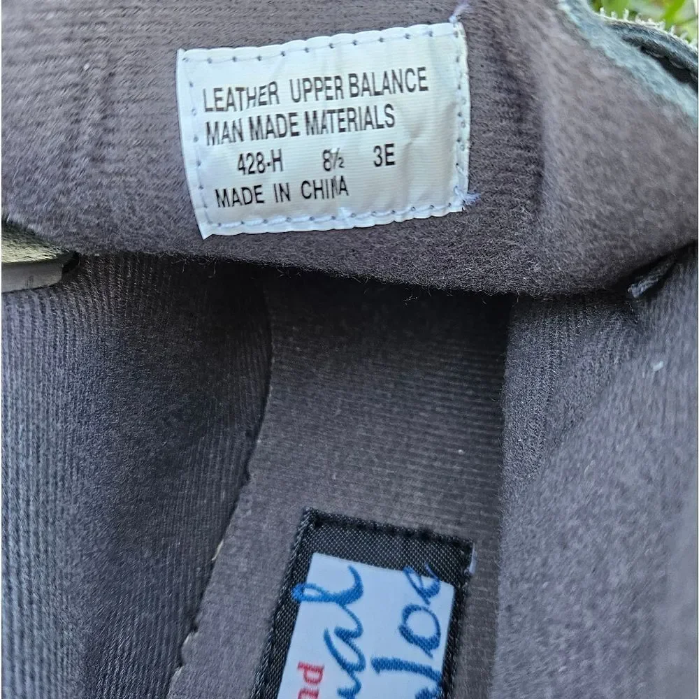 NWOT Haband Casual Joe Gray Suede Leather Moccasin Boots Size 8.5 - Picture 9 of 12